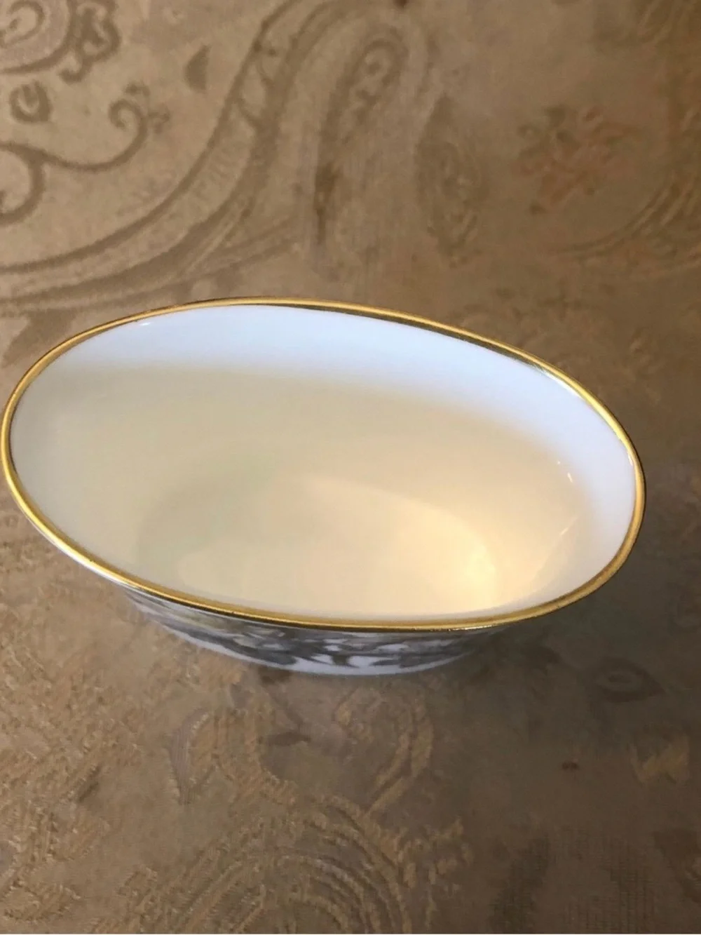 Vintage Royal Worcester Fine Bone China Toothpick Holder & Trinket Dish